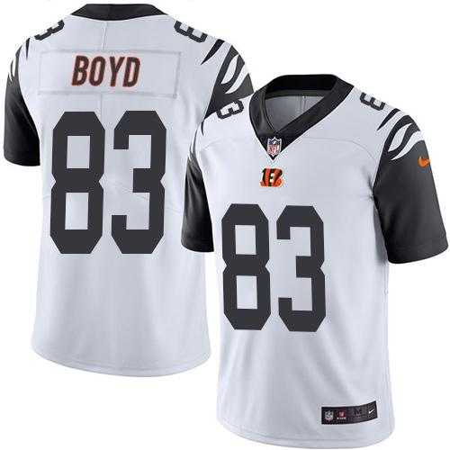 Nike Men & Women & Youth Bengals 83 Tyler Boyd White Color Rush Limited Jersey,We sell and wholesale Nike Men & Women & Youth Bengals 83 Tyler Boyd White Color Rush Limited Jersey on line form chian!